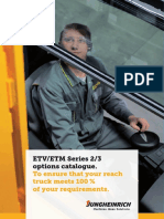 ETV/ETM Series 2/3 Options Catalogue.: To Ensure That Your Reach Truck Meets 100 % of Your Requirements