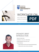 Presentation of Day 1 For 3 Days Online Workshop On STEEL STRUCTURE Complete Design Using STAAD - Pro