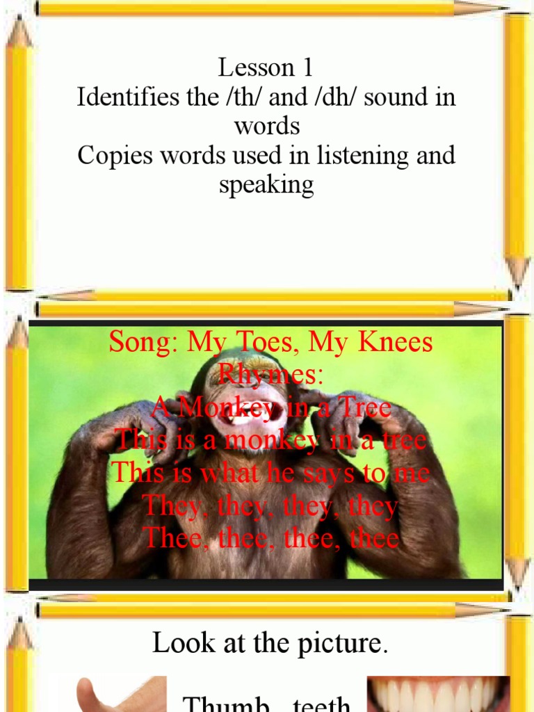 /th/ and /dh/ Sound Word Lesson | PDF