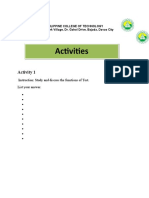 Activities: Activity 1