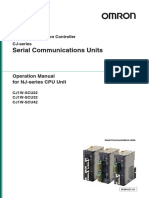 CJ Series Serial Communications Units Operation Manual For NJ Series CPU Unit