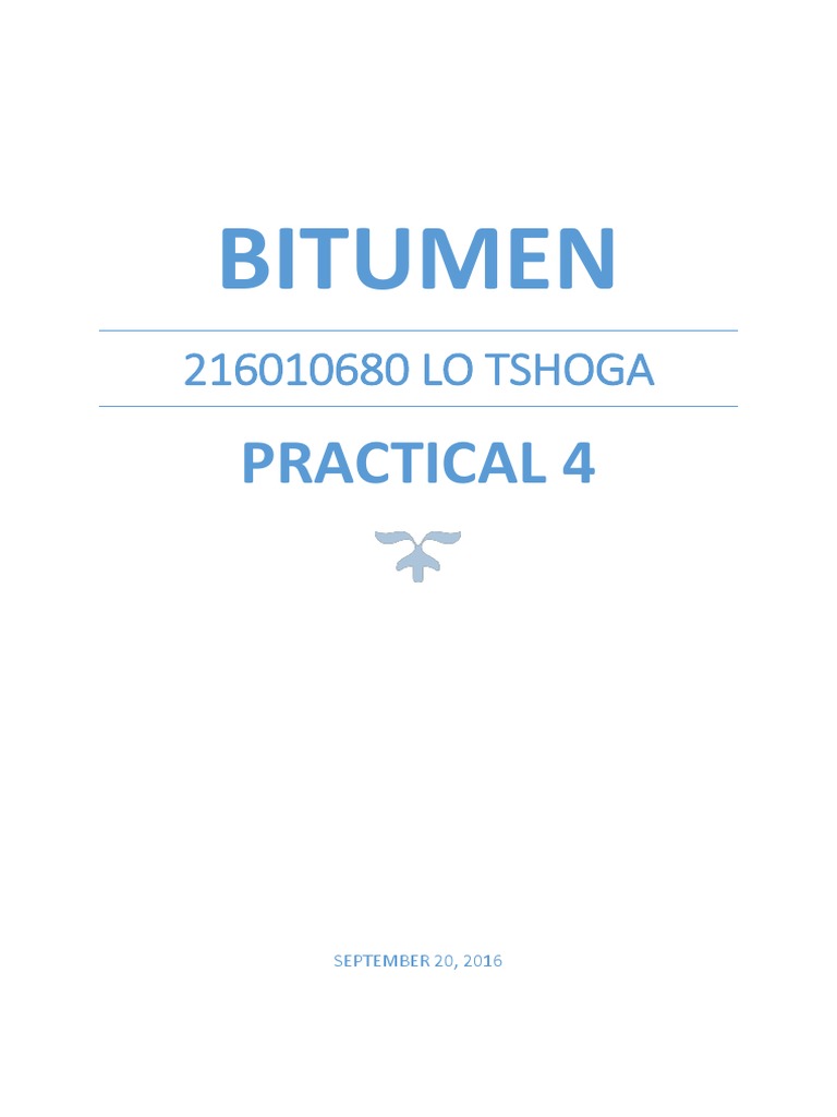 Bitumen | PDF | Asphalt | Temperature