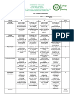 Case Presentation Rubric