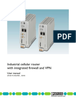 Industrial Cellular Router With Integrated Firewall and VPN: User Manual