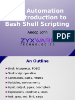 Shell Automation An Introduction To Bash Shell Scripting: Anoop John