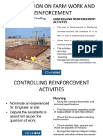 Do and Do Not in Reinforcement Steel Works