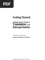Download ATA - New Comers Guide to Translation and Interpretation by Glenagnes SN46856582 doc pdf