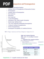 Diamagnetism and Paramagnetism: D.Wagner, "Introduction To The Theory of Magnetism", Pergamon Press