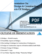 Presentation On Duraility, Design & Construction Aspects of Bridges