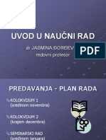 Uvod U Naucni Rad