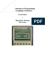 An Introduction To Programming HP Graphing Calculators: Second Edition