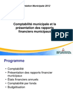 Comptabilite Municipale Rapports Financiers Municipaux