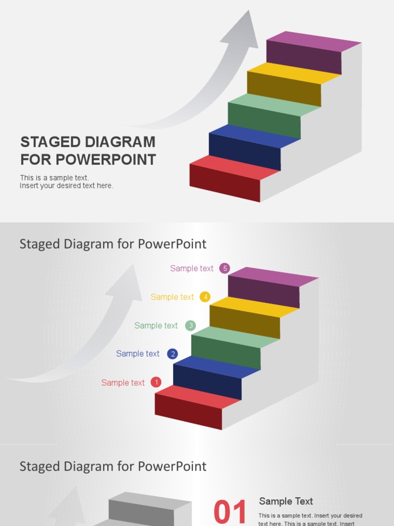 Staged Diagram Template for PowerPoint | PDF