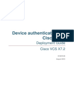Cisco VCS Authenticating Devices Deployment Guide X7-2