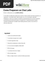 Come Preparare un Chai Latte- 15 Passaggi