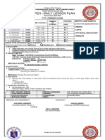 Mapeh - Daily Lesson Plan