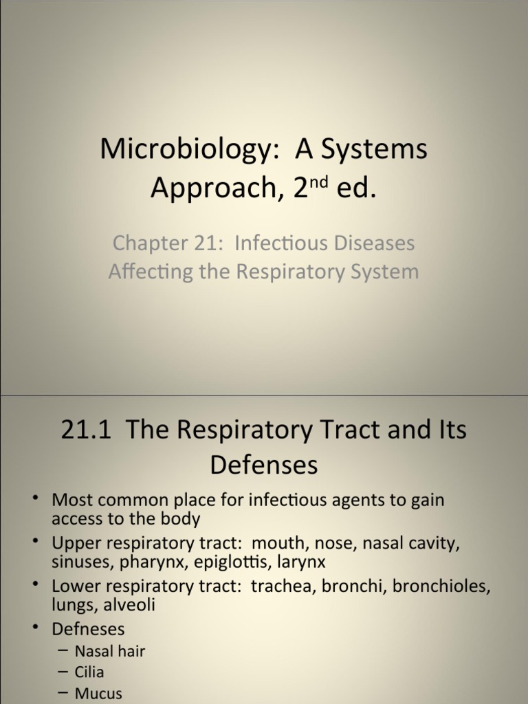 Respiratory Infectious Diseases Overview | PDF | Respiratory Tract ...