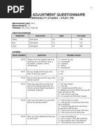 Texas Revised Inventory of Grief | PDF | Grief | Psychology
