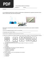 Evaluacion Grado Tercero