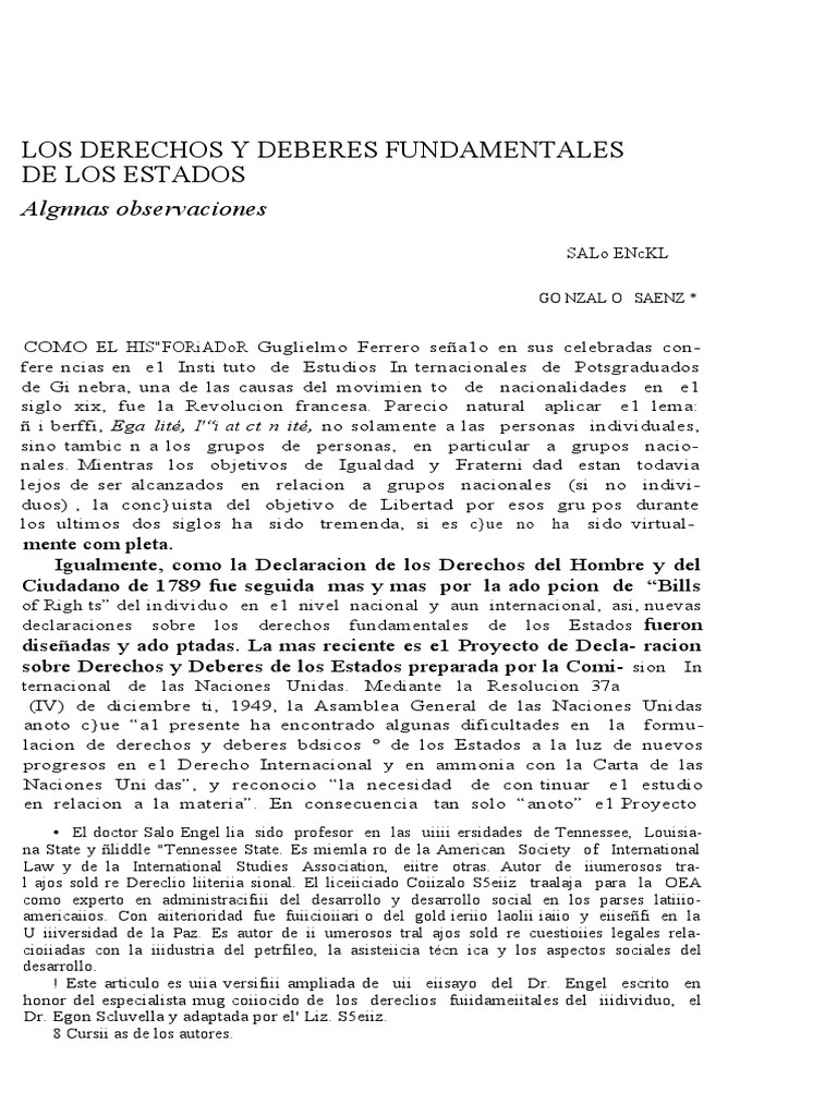 Derechos y Deberes de los Estados | PDF | Naciones Unidas | Relaciones ...