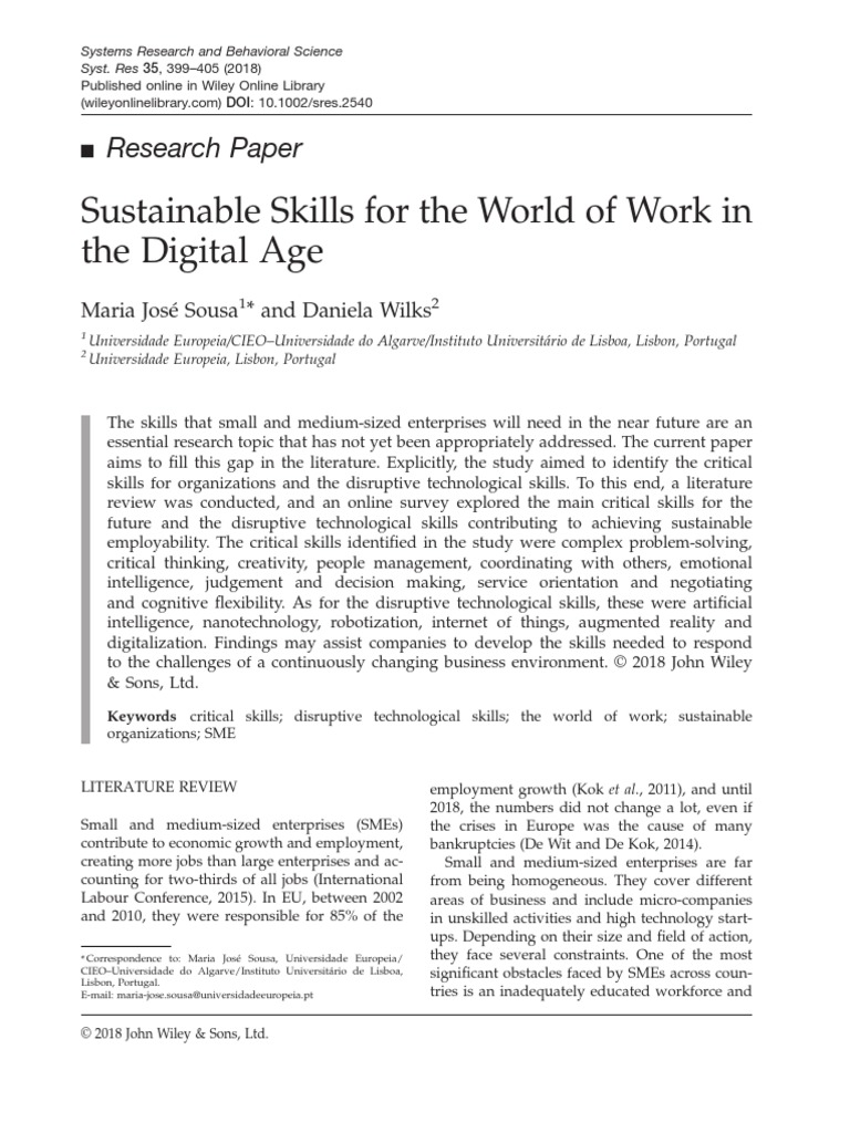 Skills of Digital Age PDF Augmented Reality Automation