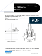 Instruction For 41305 Series Flow-to-Close Option