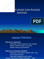 Fungsi Dan Ragam Bahasa