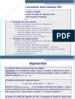 E. Regresión Mediante SPSS