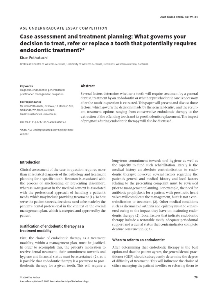 Pothukuchi 2006 | PDF | Periodontology | Dentistry