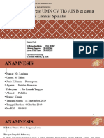 Stenosis Canalis Spinalis PPT