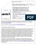 Philosophical Explorations: An International Journal For The Philosophy of Mind and Action