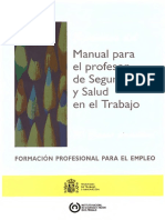 Manual para El Profesor de Seguridad y Salud en El Trabajo - 50 Casos Practicos PDF