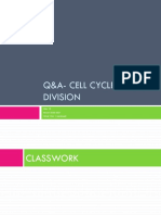 VC 1-Q&A - Cell Cycle & Cell Division