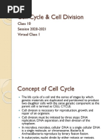 VC1 - Cell Cycle and Cell Division