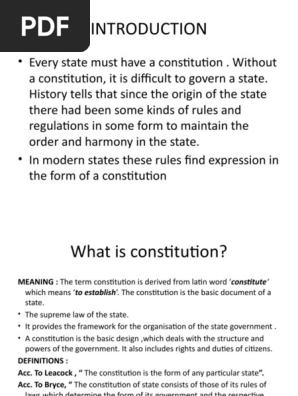 constitution
