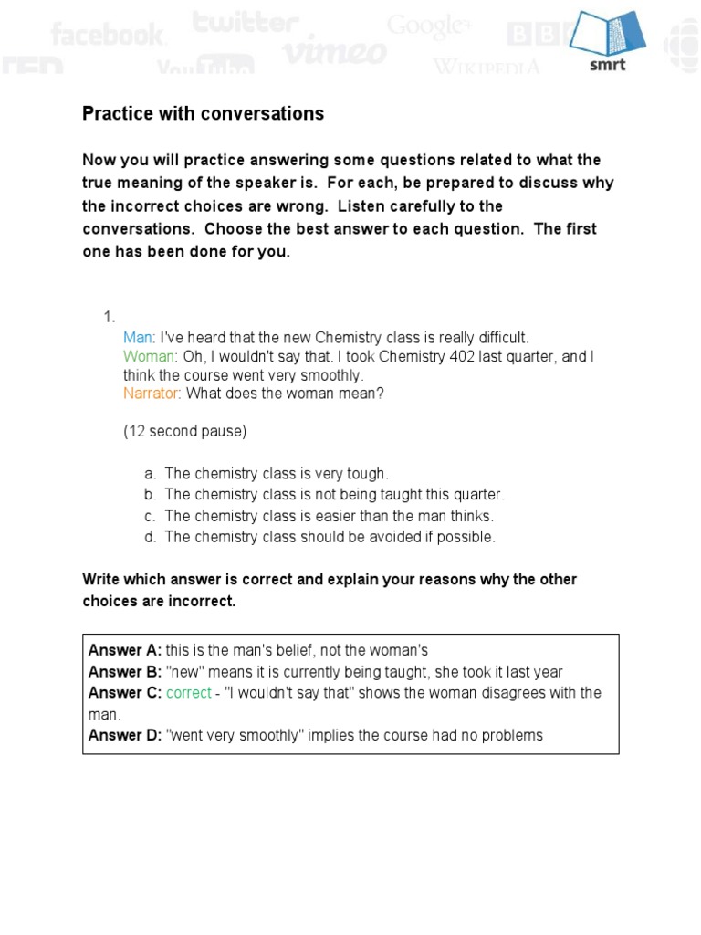 Toefl125 Itp 2 3 Meaning And Inference