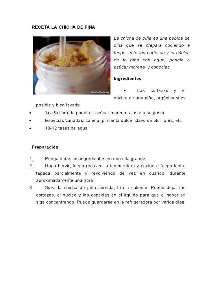 RECETAS | PDF | Maíz | Comida y bebida