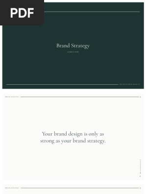 Brand Strategy