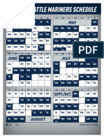 2021 Seattle Mariners Schedule 7.9.20
