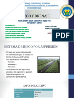Sistema de Riego Por Aspersión PDF