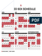 Red Sox 2021 Schedule