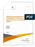 Finite-Element Modeling of Rolling Defects