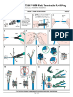 TX61 Utp Field Terminable rj45 Plug