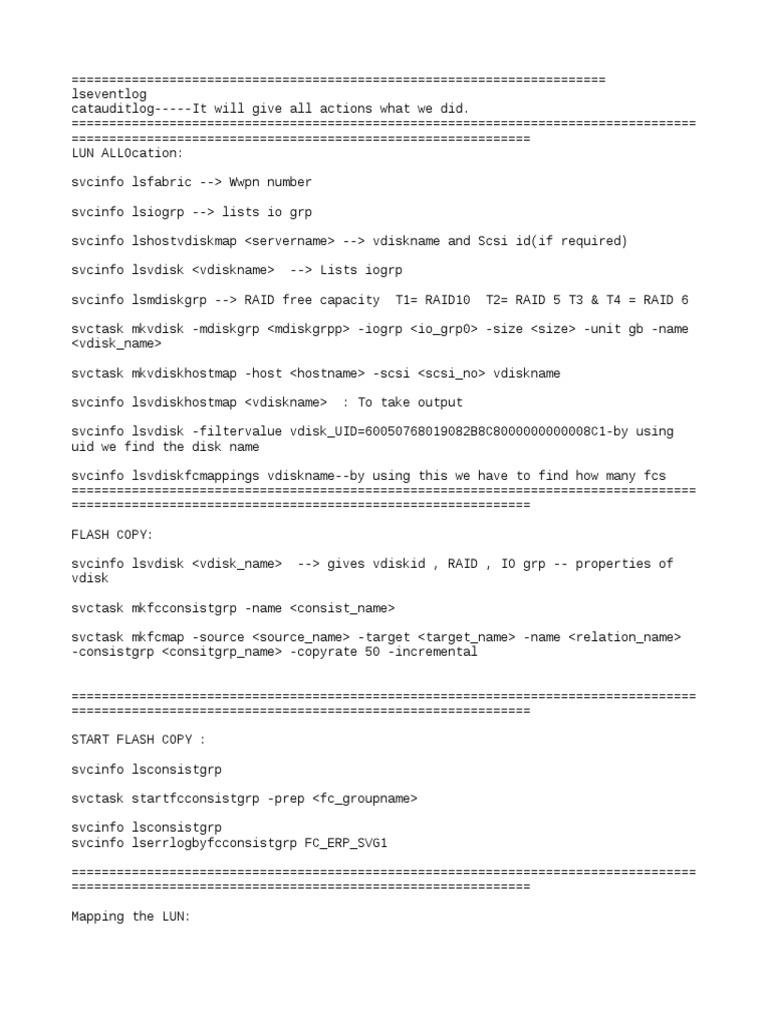 SVC Realtime Cmds | PDF | Data | System Software