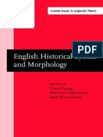 (Current Issues in Linguistic Theory 223) Teresa Fanego (Ed.), Javier Pérez-Guerra (Ed.), María José López-Couso (Ed.) - English Historical Syntax and Morphology_ Selected Papers from 11 ICEHL, Santia