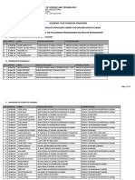 Diploma Entrants Admissions List 2018 2019 PDF