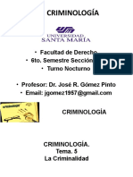 Criminología: Factores que influyen en la variación de la criminalidad