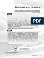 Lectura, Escritura y Literatura PDF