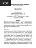 Inserção da Informática na Educação - Uma Proposta Baseada no Processo de Aprendizagem