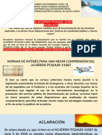 2020 “Por medio del cual se adoptan medidas para el levantamiento de los términos judiciales y se dictan otras disposiciones por motivos de salubridad pública y fuerza mayor”